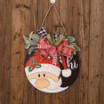 thumbnail image 3 of Adornos navideños Decoración creativa para puerta de entrada Corona colgante Número de puerta Colgante para jardín, 3 of 5