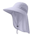 thumbnail image 5 of LRen Tea Party Hats Kids UPF 50+ Sun Hat for Boys Girls Wide Brim Lightweight Bucket Hat for Hiking Beach Outdoor Summer Activities Adjustable, 5 of 6