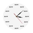 thumbnail image 1 of Reloj de pared motivacional, reloj silencioso decorativo, adorno de pared acrílico. blanco, 1 of 9