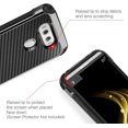 thumbnail image 2 of LG V20 Case, 2 in 1 Cool Slim Hybrid Rugged Hard PC Resilient Strength Durable Laminated with Carbon Fiber Design Chrome Anti-scratch Shockproof Protective Case for LG V20 (2016), BLACK, 2 of 7