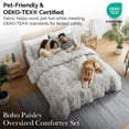thumbnail image 5 of Boho Paisley Printed Comforter Set by SouthShore Fine Linens, 5 of 9