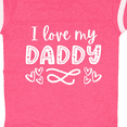 thumbnail image 4 of Inktastic I Love My Daddy with Hearts Boys or Girls Baby Bodysuit, 4 of 5