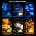 thumbnail image 3 of Children's projection light, 360 rotating baby night light projector LED 6 themes night light starry sky projection 6 modes ceiling, 3 of 4