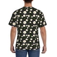 thumbnail image 2 of Naloa Daisy Men's T-Shirt Sport T-shirt Men's Basic Tee Casual Men's Shirt, Round Neck, Short Sleeves - 3X-Large, 2 of 5