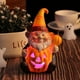 thumbnail image 4 of Halloween Jardín Gnomos Wansheng Calabaza Anciano Hada Decoración Luminosa Jardín Enano Decoración Resina Decoración, 4 of 6