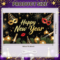 thumbnail image 4 of Decorative Design New Year Banner Festive Theme Celebration Banner for Holiday Event Indoor Decoration Party Backdrop, 4 of 5