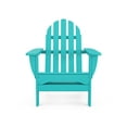 thumbnail image 4 of POLYWOOD Classic Folding Adirondack 5-Piece Conversation Group in Aruba, 4 of 6