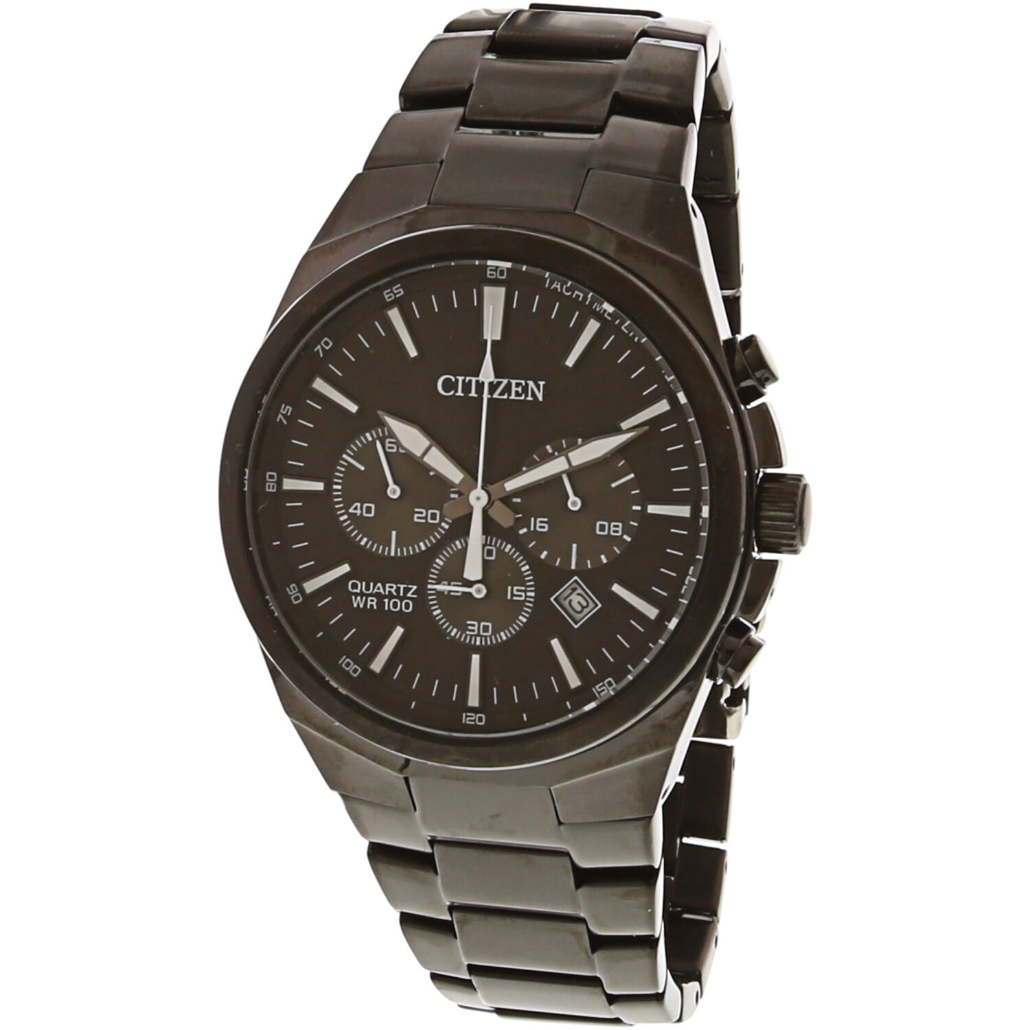 all black citizen watch men's