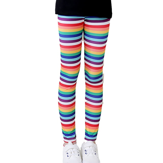 MIASHUI Leggings pour Filles Enfants Doux à Enfiler Collants Fins Pantalons Imprimés, Rouge, 12-18 Mois
