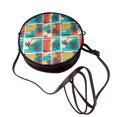 thumbnail image 4 of Lsque Colorful Hawaii Palms Pattern Shoulder Bag – Microfiber Leather Crossbody with Detachable Strap & Handle Ring, Waterproof & Durable, Elegant Everyday Carry, 4 of 5