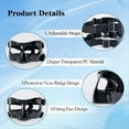 thumbnail image 4 of Sports Face Guard, Nose Guard for Broken Nose, Basketball Football Softball Training Face Protect Shield, Black Close, 4 of 7
