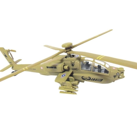 Black Hawk Helicopter Tan Military Attack Helicopter Cast Metal Toy (Best Attack Helicopter In The World)