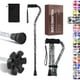 thumbnail image 1 of Bastones LIXIANG para personas mayores, plegables, ajustables y con equilibrio, para hombres y mujeres, con bolsa de viaje, para personas mayores y adultos con lesiones y recuperación., 1 of 5
