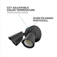 thumbnail image 3 of PRTW0905LAJENBK AFX Pratt - 22W 2 LED Outdoor Wall Sconce-5 Inches Tall and 7.5 Inches Wide-Black Finish, 3 of 4