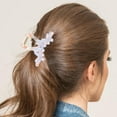thumbnail image 4 of OFFIGAM 2-Pack Large PVC Butterfly Hair Clips Non- Decorative Hair Accessories for Women and Girls Styling, 4 of 8