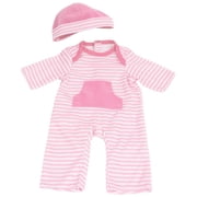 JC Toys Outfits with Matching Hat for Dolls 14-16 - Set of 4