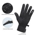 thumbnail image 3 of Unbranded Men Winter Waterproof Gloves Touchscreen Pocket Anti-Slip Fleece Thermal Sport Gloves - Medium, 3 of 9