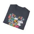 thumbnail image 5 of I Love Books, Gildan Unisex Softstyle T-Shirt, Bookish Graphic Tee, S-3XL, 5 of 5