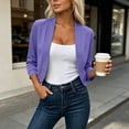 thumbnail image 5 of Agkizg Womens 3/4 Sleeve Knit Cardigan, Solid Color Open Front Fashion Sweater Jacket, Casual Everyday Lightweight Layering Outer Coat, 5 of 6