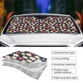 thumbnail image 4 of Kdxio Rainbow Flowers Print Front Windshield Sun Shade,Folding Auto Sunshade for Car Truck SUV-Medium, 4 of 7