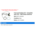 thumbnail image 2 of Fuel Level Sending Unit - Compatible with 1978 - 1980 Pontiac Grand Am 1979, 2 of 2