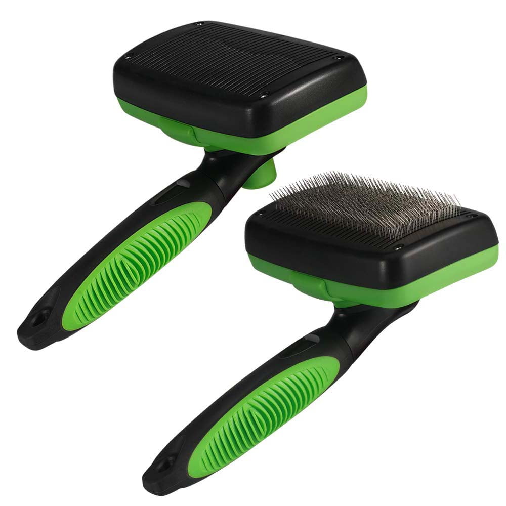 AMGRA Soft Pet Brush for Dogs and Cats with Long or Short Hair Great