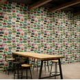 thumbnail image 2 of S4Sassy Retro Vehicles Wallpaper - Commercial Space Wall Covering, 25" x 60" Self-Adhesive Textured Vinyl Wall Paper, Decorative Walls Wrap, Easy DIY Walls Covering For Retail, Office Spaces - Multi, 2 of 8