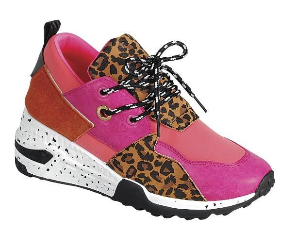 fuschia colored shoes