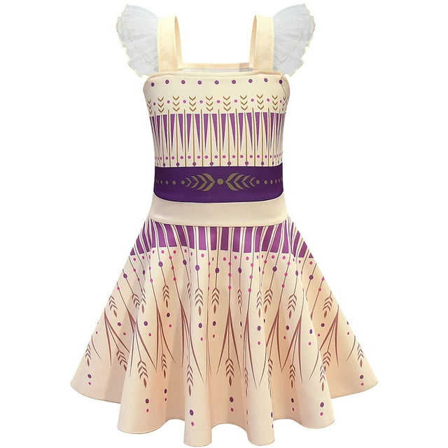 eKids Enfants Mirabel/Pepa/Luisa Madrigal Costume de Cosplay Robe Fille Robes de Princesse Chemise Jupe Ensembles Costume d'Halloween