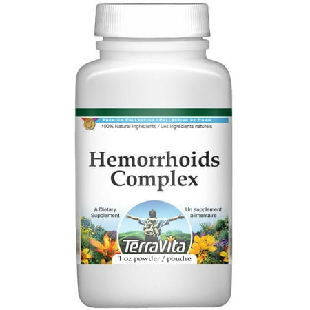 Hemorrhoids / Bleeding Piles Complex Powder - Horse Chestnut, Cayenne, Witch Hazel and More (1 oz, ZIN: (Best Way To Treat Bleeding Hemorrhoids)