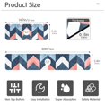 thumbnail image 3 of Yayeee Faucet Mat for Kitchen Sink 14.7" Diatomite Long Splash Guard Pad, Blue Geometric, 3 of 7