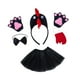 thumbnail image 5 of Disfraz de pollo en 3D para niñas y niños, ideal para Acción de Gracias, cosplay Negro, 5 of 9