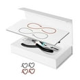thumbnail image 4 of Kit de pulsera permanente, fabricación de pulseras para parejas, regalos informales, pulsera cerrada DIY para compromiso, Día de San Valentín, familia 1 Plata 1, 4 of 8