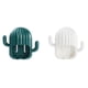 thumbnail image 1 of Xihbxyly Portacepillos de Dientes de Pared con Diseño de Cactus, Adhesivo Sin Perforaciones, Organizador Multiusos para Baño, Ahorra Espacio, Fácil Instalación, Juego de 2 Piezas, 11 X 9,5 X 4 Cm, 1 of 2