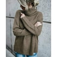 thumbnail image 3 of Sherrylily Fall Winter Women Sweaters Casual Turtleneck Long Sleeve Soft Knitted Pullover, 3 of 6