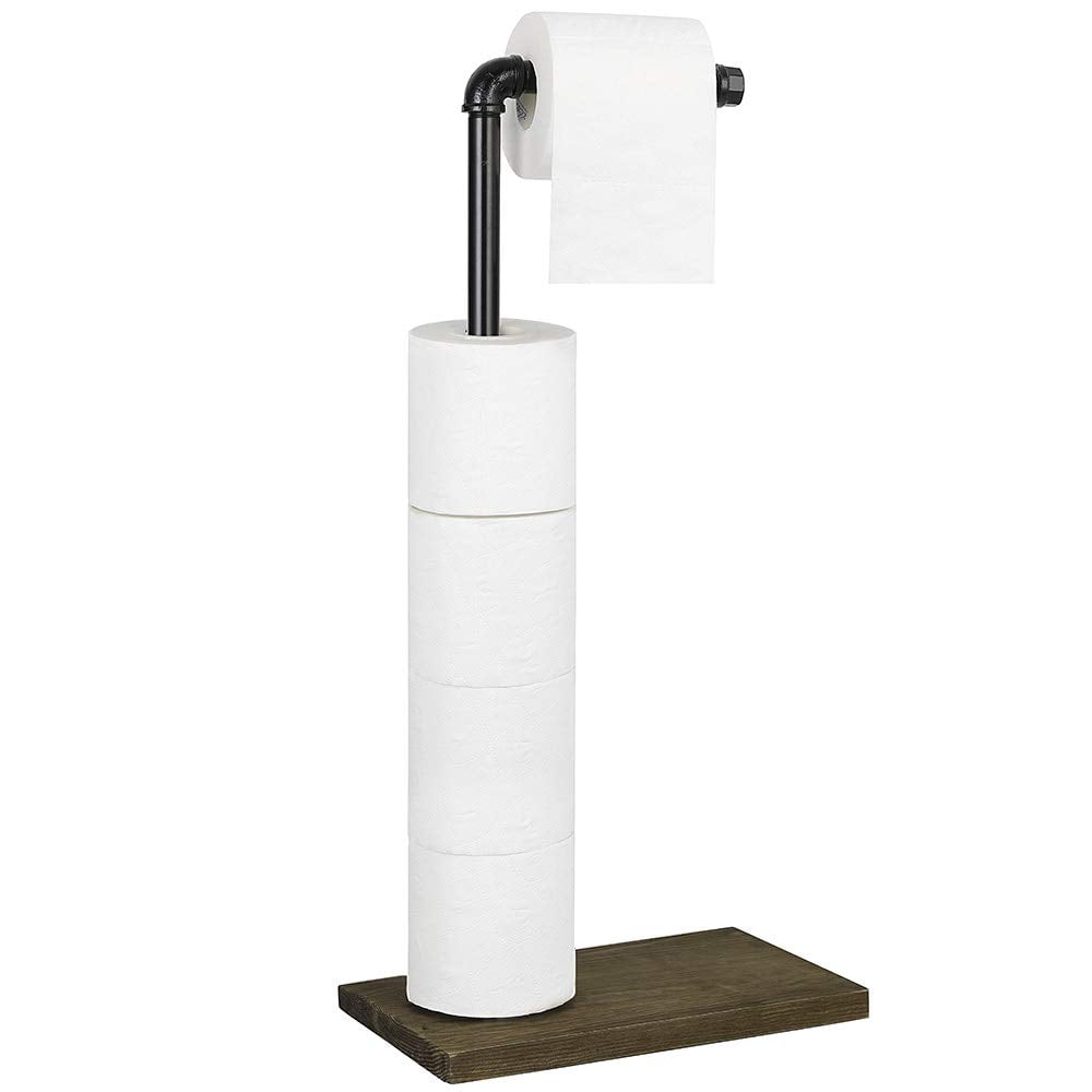 Standing Wrought Iron Toilet Tissue Holder  Ozark Cabin Décor LLC – Ozark  Cabin Décor, LLC