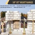 thumbnail image 4 of Poste House Floor Jacks para nivelar NAXVIO de 45 a 90 cm, 4 of 7