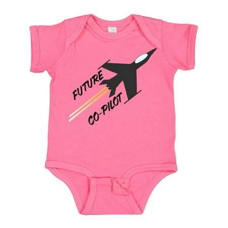 

Inktastic Future Co-Pilot Jet in Flight Gift Baby Boy or Baby Girl Bodysuit