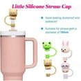 thumbnail image 6 of Straw Dust Cover for 0.4 Inch Diameter Straws, Reusable PVC Seal for Hygiene, Decorative Tip for Cups and Tumblers, 6 of 7