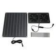 thumbnail image 2 of Kit De Ventilador Con Energía Solar, Puerto De Salida DC5521 Kit De Ventilador De Escape Solar De Silicio Monocristalino Para Casa De Mascotas De Invernadero, 2 of 7