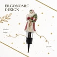 thumbnail image 6 of Spode Christmas Tree Santa Figural Bottle Stopper – Beverage & Wine Stopper, Ideal Holiday Home Décor, Holiday Entertaining – Decorative, Reusable & Festive Wine Accessory, 6 of 7