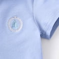 thumbnail image 6 of Zanarzt Dress Shirts Summer Shirts for Toddler Boys Collared Golf Shirt Solid Color Short Sleeve Cotton Dress Tops Sky Blue,4-5 Years, 6 of 9