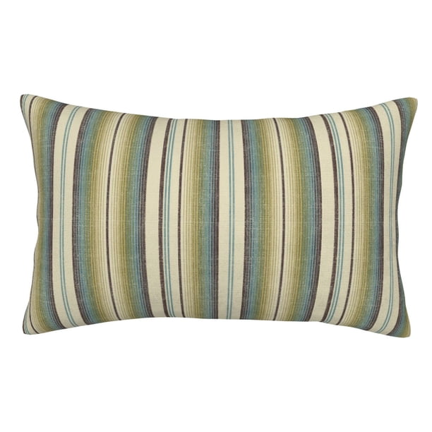 Balery Colourful stripes Funda de Cojín Estampada, Regalos para Mujeres, Regalos de Amor para Ella, Regalos para Novia o Esposa, Funda de Almohada-14"x20"