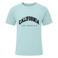 thumbnail image 3 of T-shirt Athlétique à Manches Raglan, Col Rond, Manches Courtes, avec Oiseau Respirant pour le Sport Quotidien et les Tenues Décontractées, 3 of 3