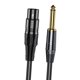 thumbnail image 5 of Cable de micrófono de XLR a cuarto de pulgada, cable de interconexión estéreo equilibrado para altavoces de guitarra, mezclador, amplificador 3 metros Baoblaze Cable de micrófono, 5 of 7