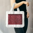 thumbnail image 6 of Salouo Red Glitter for Plush Underarm Bag,Soft Tote Bag Ladies Fluffy Shoulder Bag Women Furry Tote Bag Plush Handbag for Autumn and Winter, 6 of 7