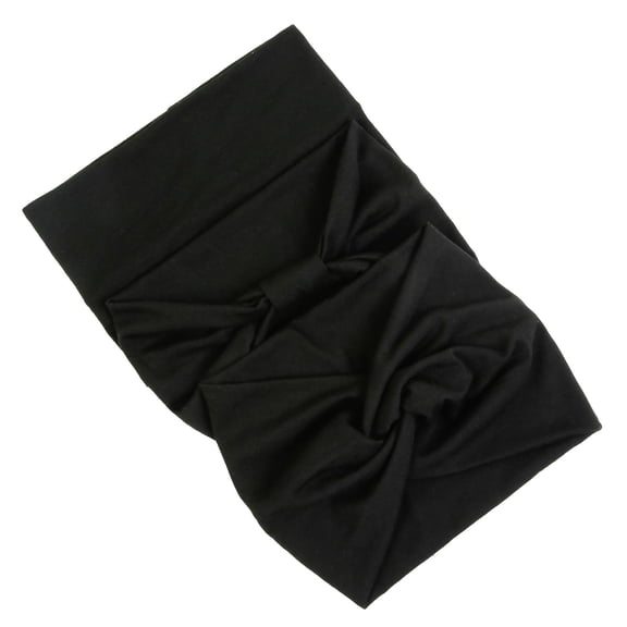WEIFEI-Wide Headbands for Women Black Stylish Head Wraps Multi Styles, Fashion Non Slip Head Bands for Women's Hair Thick Hairbands Extra Large African Sport Yoga Turban Headband Hair Accessories