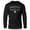 Silver on Black, variant on GYMISH Embrace Muscle Pain Lightweight Long Sleeve Hooded T-Shirt for Men – Athletic Workout Hoodie, Sport Grey, Small