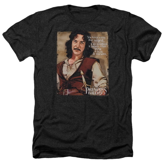 Princess Bride - Word - Heather Short Sleeve Shirt - XX-Large