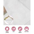 thumbnail image 6 of Happy Easter Kitchen Dish Towels for Drying Dishes Set of 4, Rabbit Eggs Spring Flowers Butterfly Striped Waffle Weave Microfiber Hand Tea Bathroom Towels Quick Dry & Absorbent Towel 15.7x23.6, 6 of 7